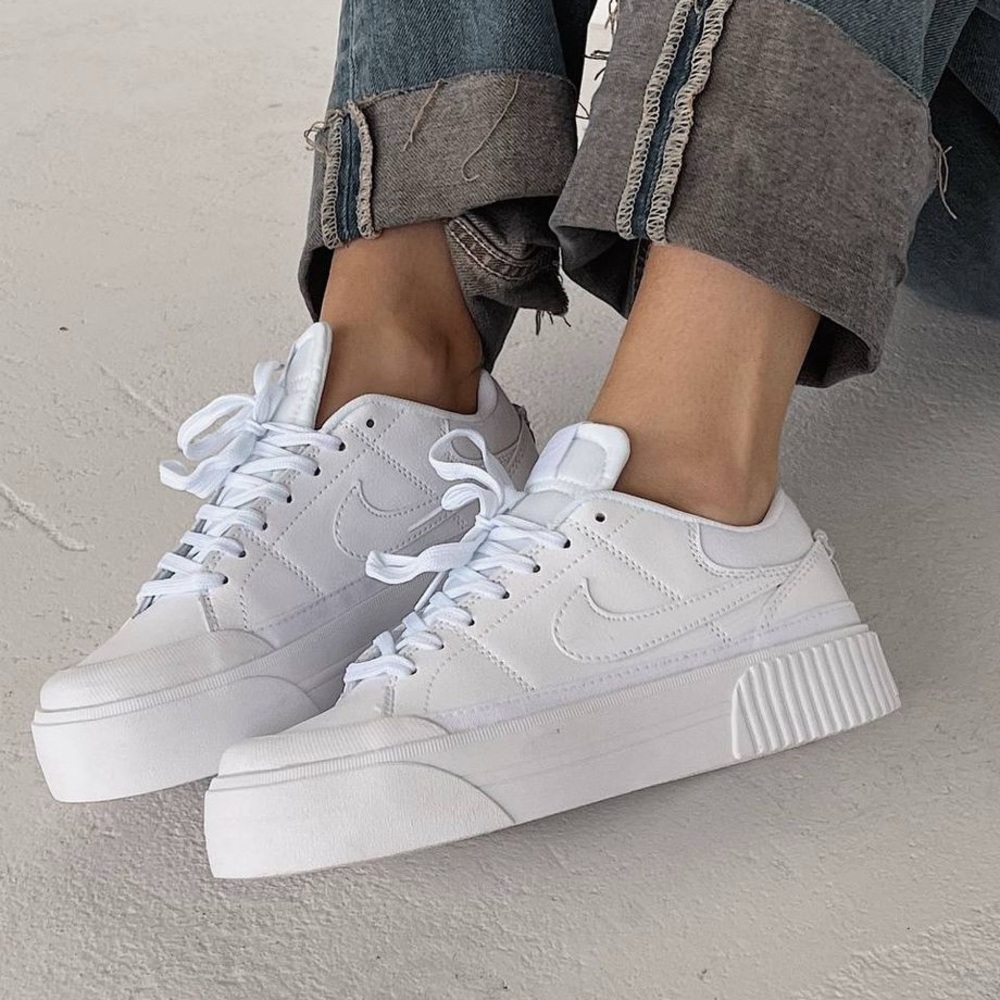 Brand New Nike Court Legacy Lift “White” Women's Shoes DM7590-101 - Picture 9 of 10